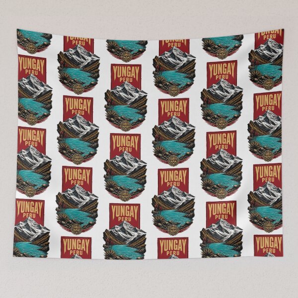 Item preview, Yungay Peru Vintage Travel Tourism designed and sold by TravelersGems.