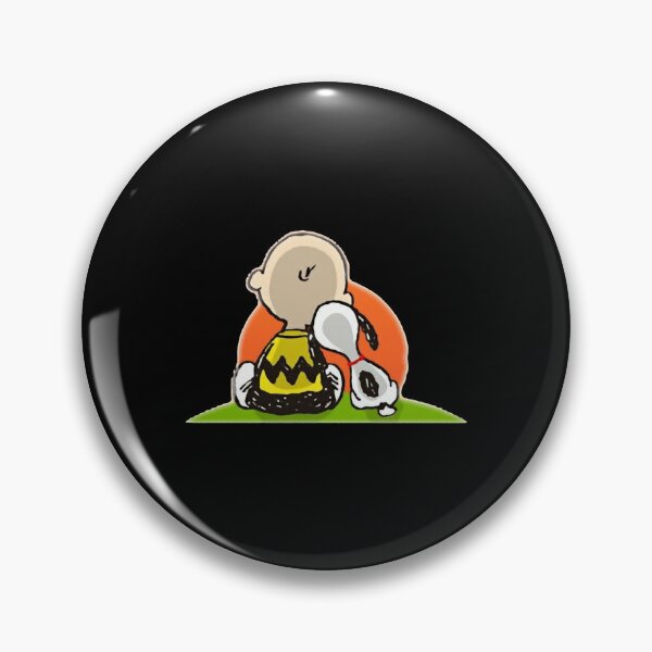 Item preview, Charlie Brown And Snoopy Sunset Hill Friendship Back View designed and sold by Dravienart.