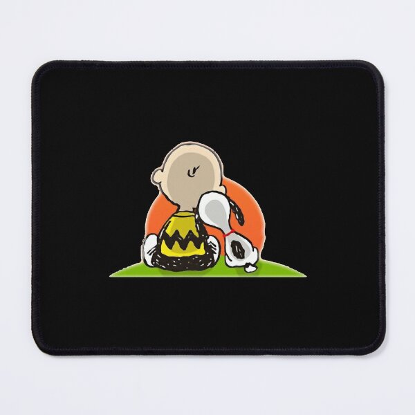 Item preview, Charlie Brown And Snoopy Sunset Hill Friendship Back View designed and sold by Dravienart.
