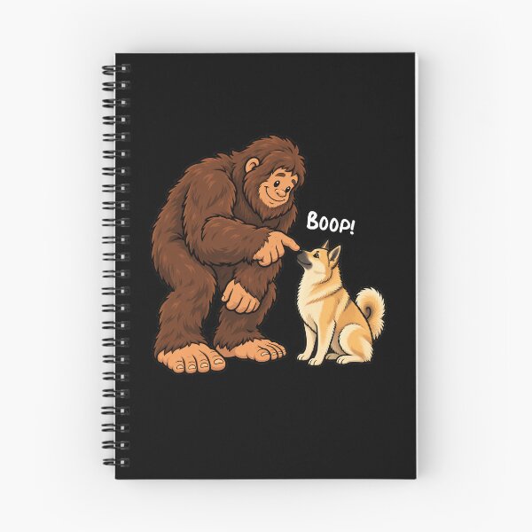 Item preview, Bigfoot and Norwegian Buhund Boop Fun Design Sasquatch designed and sold by rafaeltto.