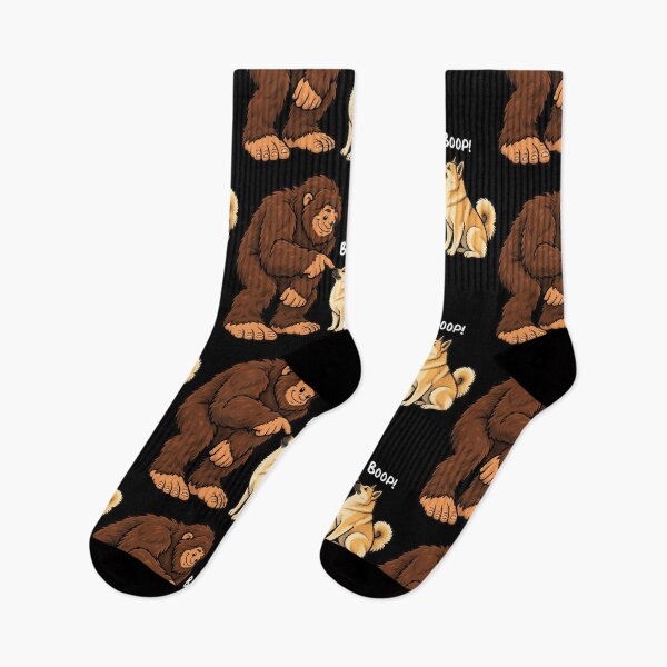 Item preview, Bigfoot and Norwegian Buhund Boop Fun Design Sasquatch designed and sold by rafaeltto.