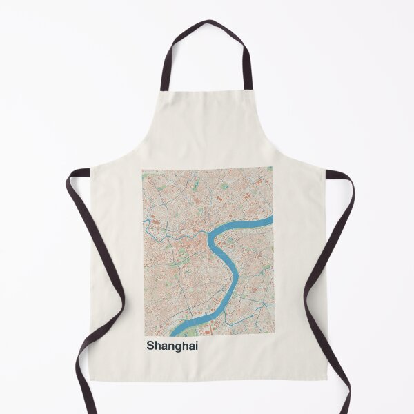 Item preview, Shanghai Minimalistic Map Art designed and sold by MapsNerd.