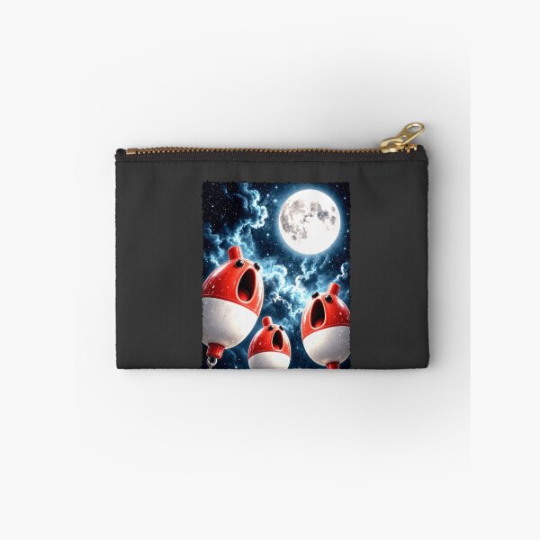 Item preview, Fishing Bobbers Howling Under a Full Moon designed and sold by elderberry.