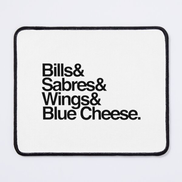 Item preview, Buffalo Inspired Wings with Sabres and Blue Cheese Design designed and sold by Yogesh Kapoor.