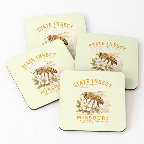 Item preview, Show-Me Regional Western Honeybee Emblem designed and sold by taiche.