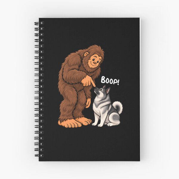 Item preview, Bigfoot and Norwegian Elkhound Boop Fun Design Sasquatch designed and sold by rafaeltto.