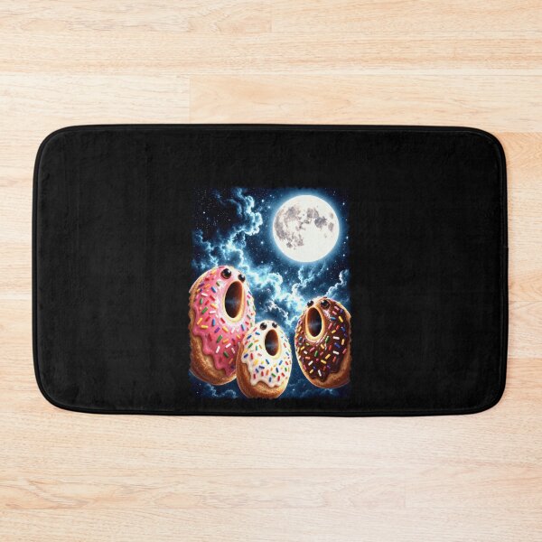 Item preview, Surreal Donuts Howling Under a Full Moon designed and sold by elderberry.