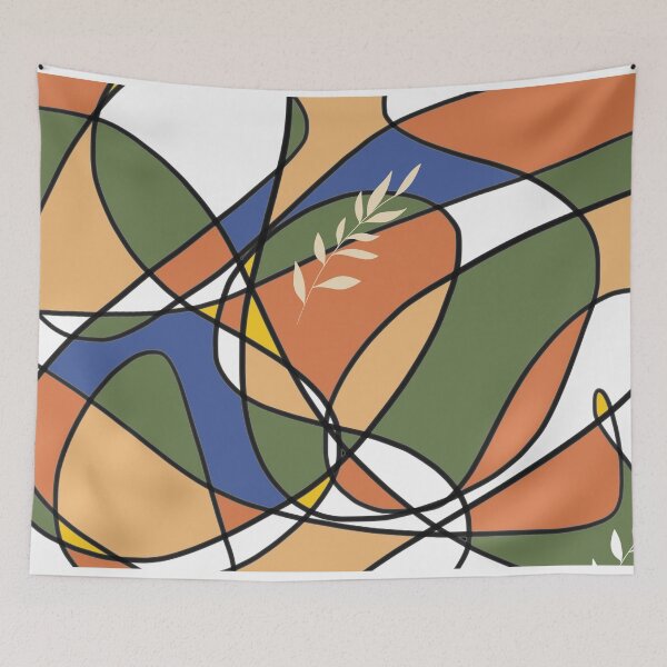 Item preview, Abstract Scribble No. 22 - Line & Colour Art designed and sold by iampaulmorris.
