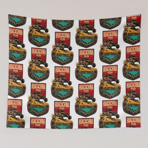 Item preview, Huacachina Peru Vintage Travel Tourism designed and sold by TravelersGems.