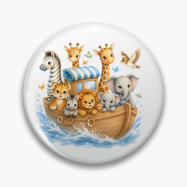 Item preview, Cute animal friends in the boat designed and sold by bambinella.de.