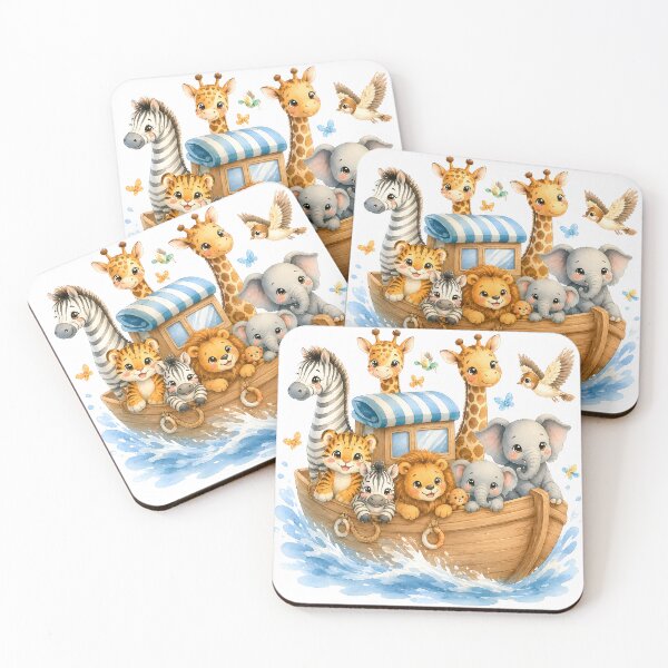 Item preview, Cute animal friends in the boat designed and sold by bambinella.de.