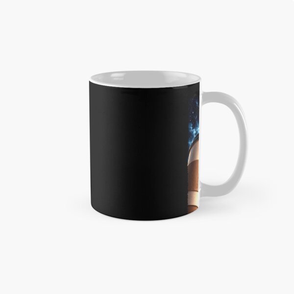 Item preview, Surreal Coffee Cups Howling Under a Full Moon designed and sold by elderberry.