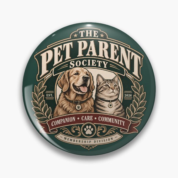 Item preview, The Pet Parent Society Vintage Dog Cat Club designed and sold by KakangMudi.