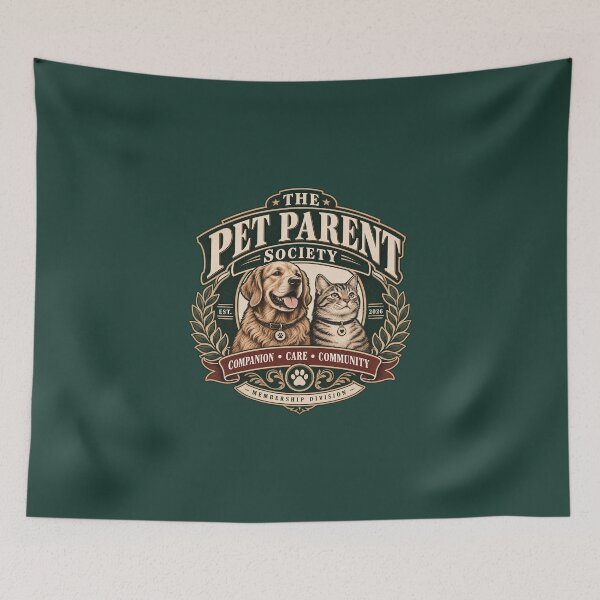 Item preview, The Pet Parent Society Vintage Dog Cat Club designed and sold by KakangMudi.