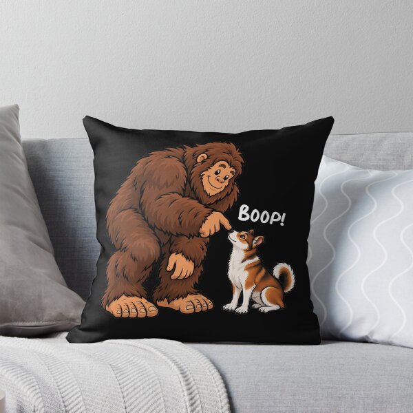 Item preview, Bigfoot and Norwegian Lundehund Boop Fun Design Sasquatch designed and sold by rafaeltto.