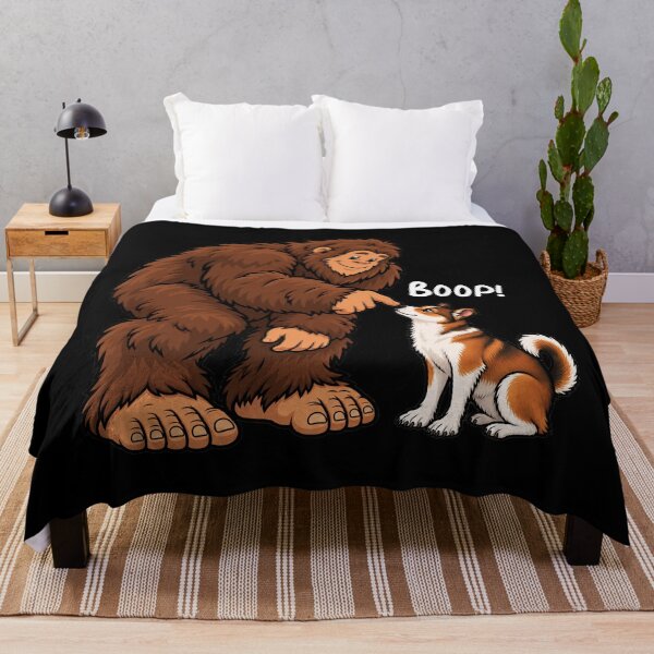 Item preview, Bigfoot and Norwegian Lundehund Boop Fun Design Sasquatch designed and sold by rafaeltto.