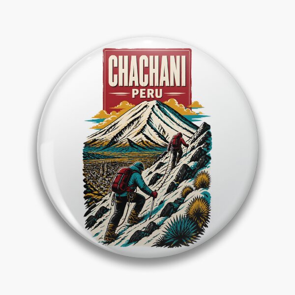 Item preview, Chachani Peru Vintage Travel Tourism designed and sold by TravelersGems.
