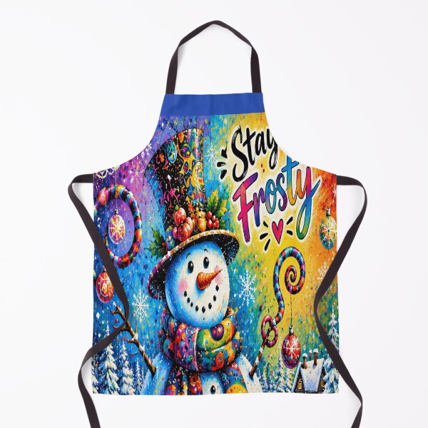 Item preview, Whimsical Stay Frosty Snowman designed and sold by CyndiEpps.