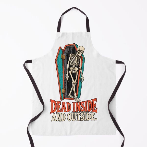 Item preview, Dead Inside And Outside Skeleton Coffin Funny designed and sold by Kromia.