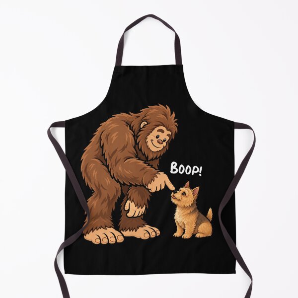 Item preview, Bigfoot and Norwich Terrier Boop Fun Design Sasquatch designed and sold by rafaeltto.