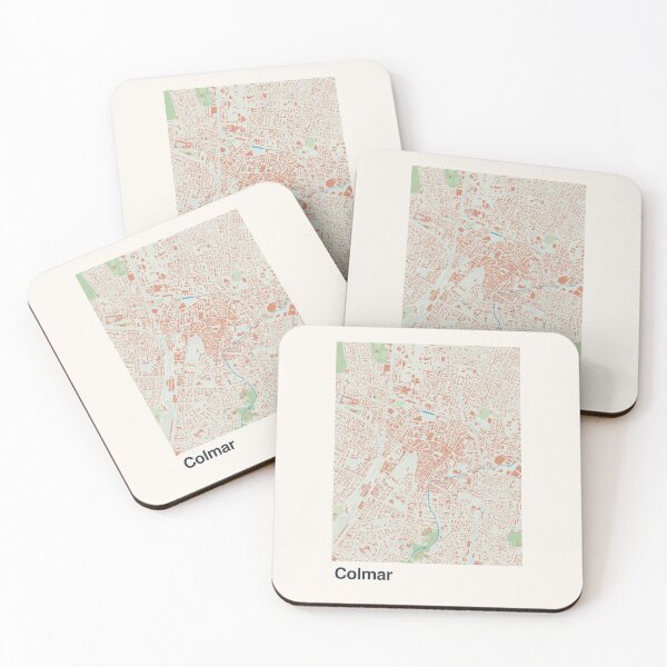 Item preview, Colmar Minimalistic Map Art designed and sold by MapsNerd.