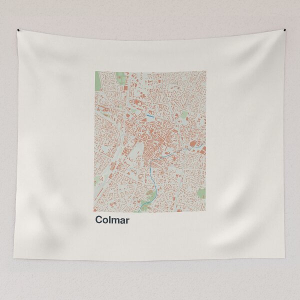 Item preview, Colmar Minimalistic Map Art designed and sold by MapsNerd.