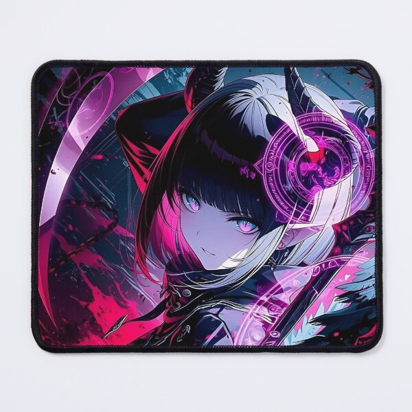 Item preview, Original Demon Horn Warrior Neon Fantasy Anime Art designed and sold by Dyan4.