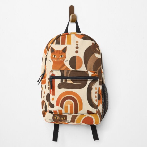 Item preview, Abstract Scandinavian Cat Silhouettes Floral Cat Design designed and sold by Aramdesing.