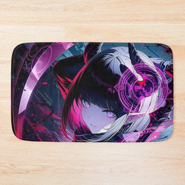 Item preview, Original Demon Horn Warrior Neon Fantasy Anime Art designed and sold by Dyan4.