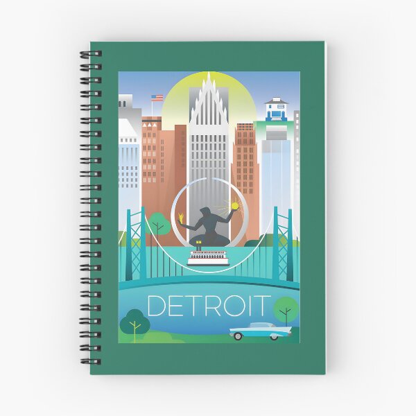 Artikelvorschau, Detroit, Michigan entworfen und verkauft von MaxandOscarOriginal.