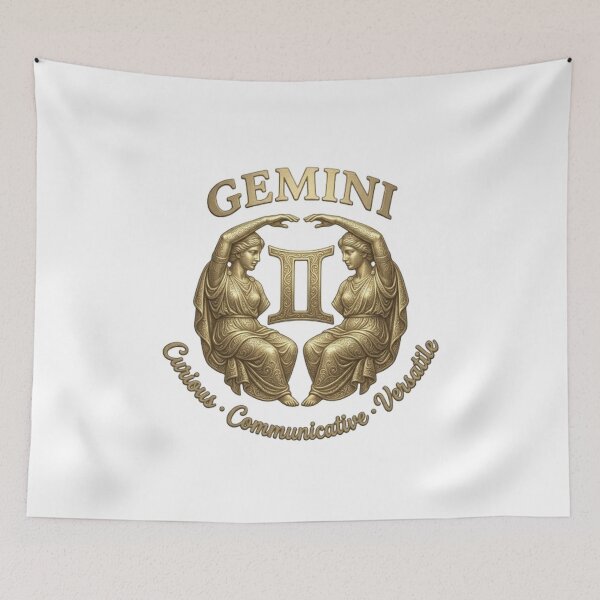 Item preview, Gemini – Celestial Gold Collection designed and sold by The best online style shop.