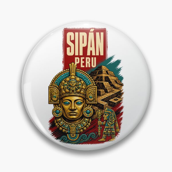 Item preview, Sipan Peru Vintage Travel Tourism designed and sold by TravelersGems.