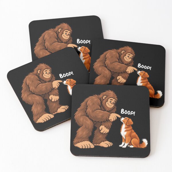 Item preview, Bigfoot and Nova Scotia Duck Tolling Retriever Boop Fun Design Sasquatch designed and sold by rafaeltto.
