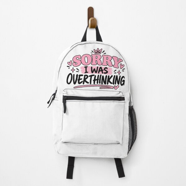 Item preview, Sorry I Was Overthinking – Funny Gen Z Typography designed and sold by BilcoStillbaze.