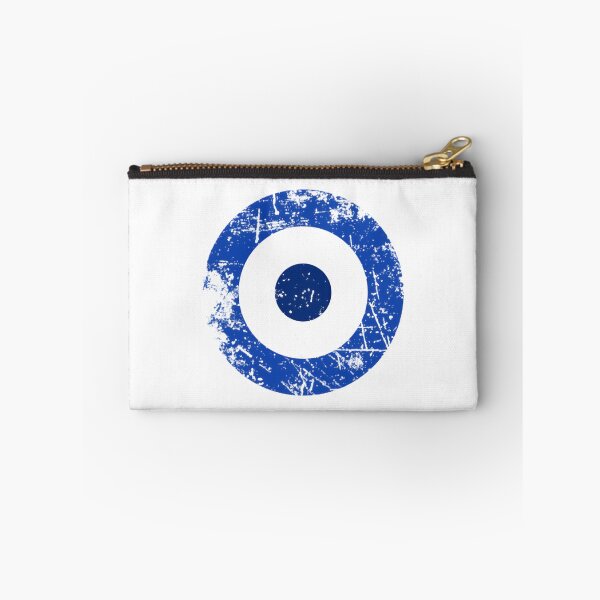Item preview, Blues Target Abstract Art Design with Bold Blue and Black Elements designed and sold by RainbowPawzies.