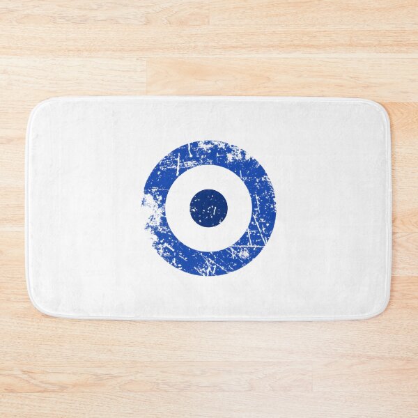 Item preview, Blues Target Abstract Art Design with Bold Blue and Black Elements designed and sold by RainbowPawzies.