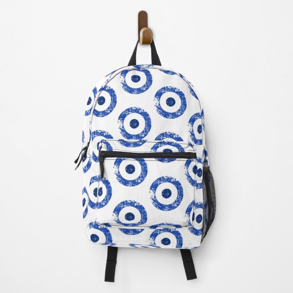 Item preview, Blues Target Abstract Art Design with Bold Blue and Black Elements designed and sold by RainbowPawzies.