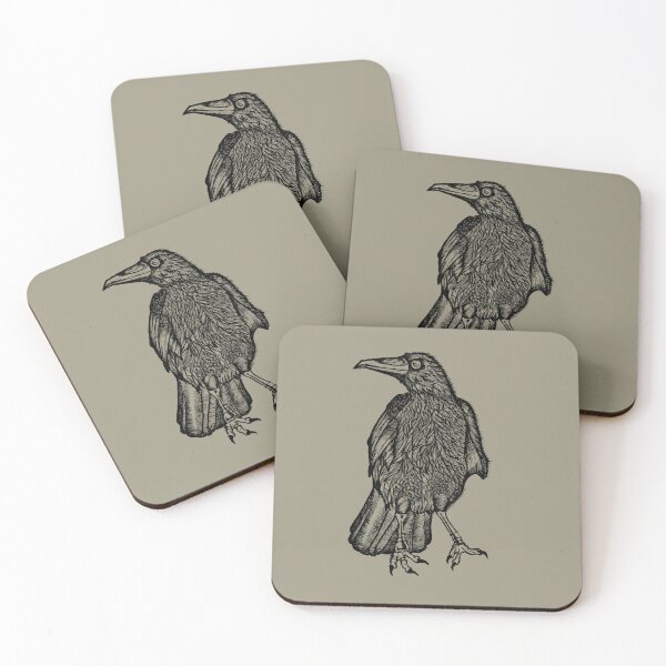 Artikelvorschau, Dark Raven-Kunst | Vintage-Gothic-Krähenillustration entworfen und verkauft von Half Mess.