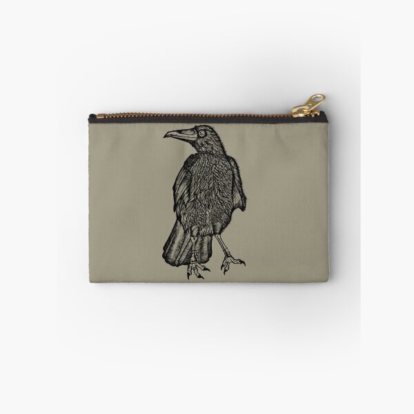 Item preview, Dark Raven art | Vintage Gothic Crow Illustration designed and sold by Half Mess.