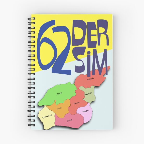 Item preview, Dersim 62 Map & Districts designed and sold by ABRAKADABRA!.