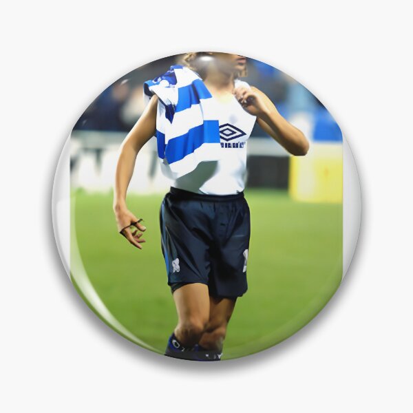 Item preview, Hernan Crespo Iconic Chelsea Football Player Illustration designed and sold by RainbowPawzies.