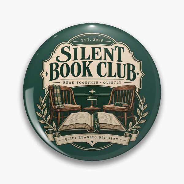 Item preview, Silent Book Club Vintage Literary Society designed and sold by KakangMudi.