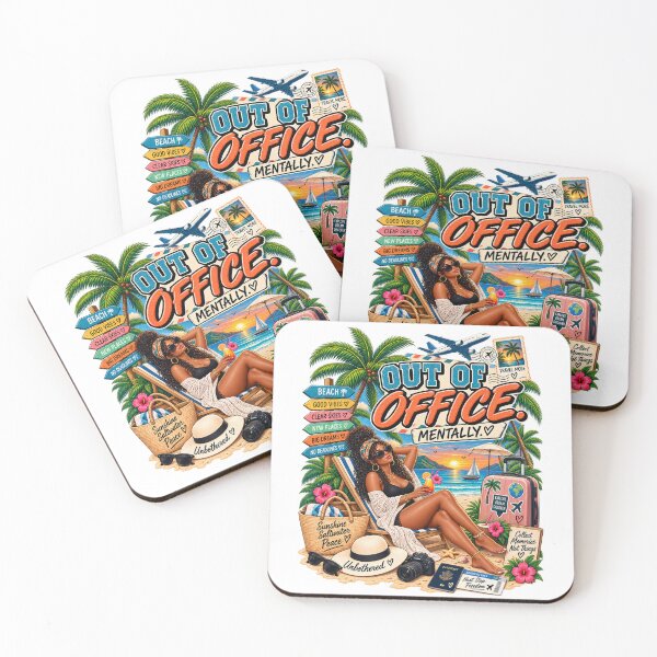 Item preview, Out of Office Mentally – Funny Retro Travel Design designed and sold by BilcoStillbaze.