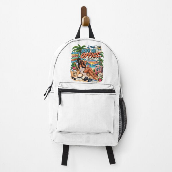 Item preview, Out of Office Mentally – Funny Retro Travel Design designed and sold by BilcoStillbaze.