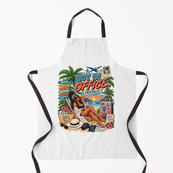 Item preview, Out of Office Mentally – Funny Retro Travel Design designed and sold by BilcoStillbaze.