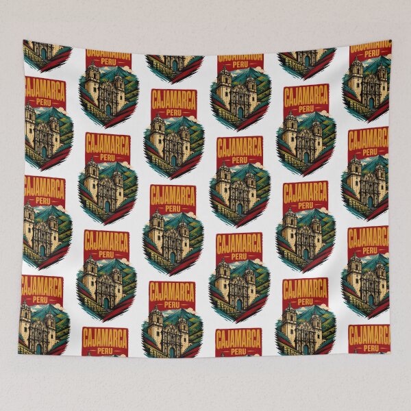 Item preview, Cajamarca Peru Vintage Travel Tourism designed and sold by TravelersGems.