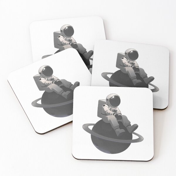 Item preview, Astronaut Riding Saturn's Rings designed and sold by SROXT.