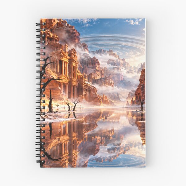 Item preview, Autumn Mirror Canyon — Photorealistic Surreal Landscape designed and sold by YourForKor.