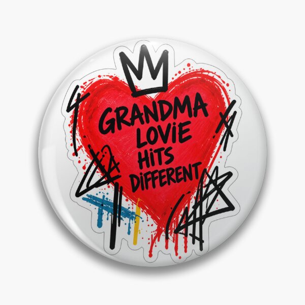 Item preview, Grandma Love Hits Different Graffiti Heart designed and sold by tonyartprints.