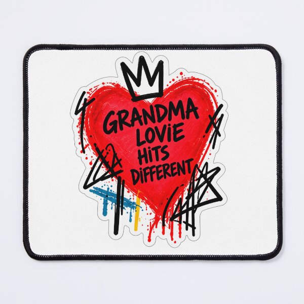 Item preview, Grandma Love Hits Different Graffiti Heart designed and sold by tonyartprints.